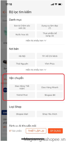 Dịch vụ vận chuyển Shopee 4h