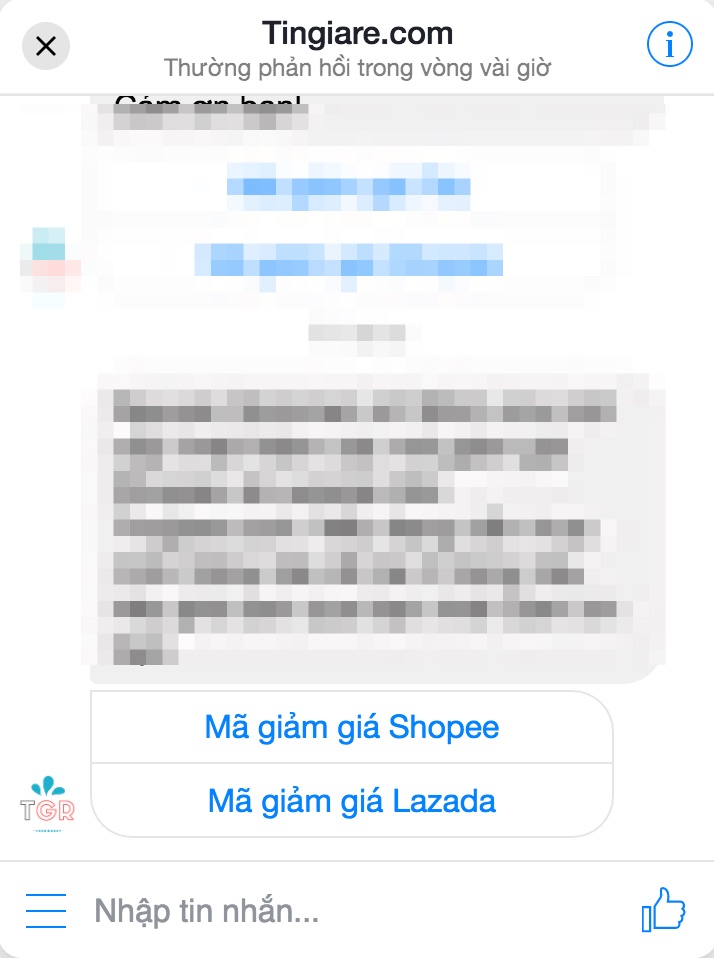 tao trang ma giam gia