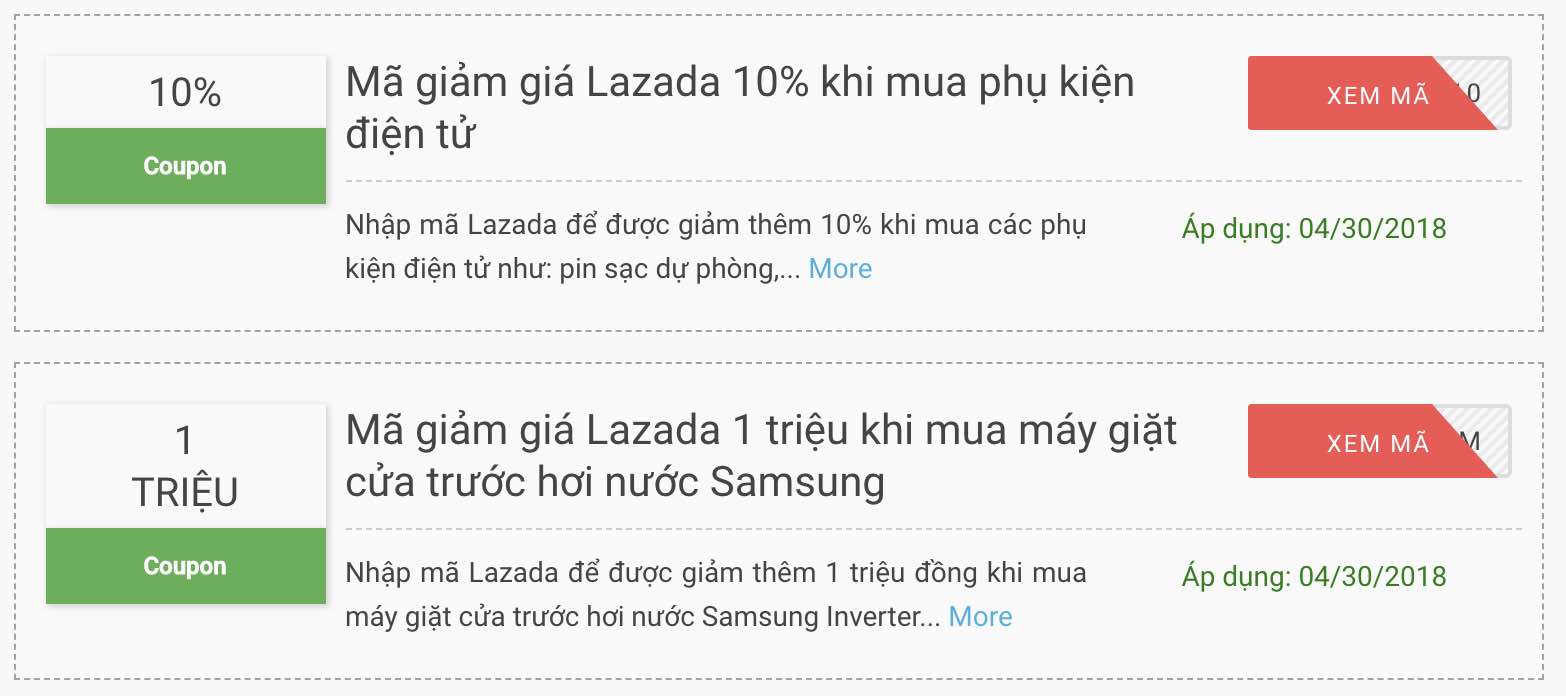 tao trang ma giam gia